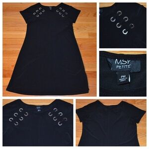 Women’s MSK black dress, size PM petite medium